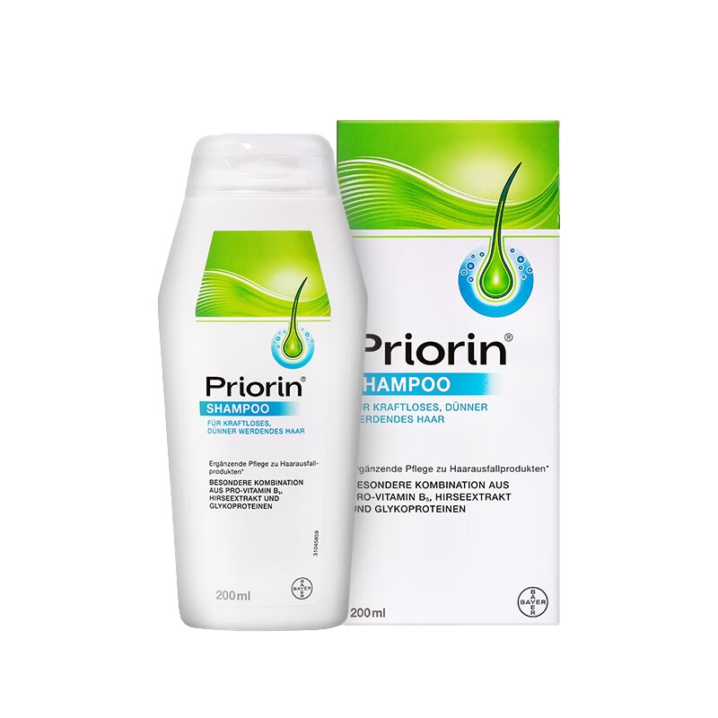 Priorin防脱育發洗髮水200ml 無硅油養護頭髮強健髮根男女通用 希臘進口(用户提供商品圖)