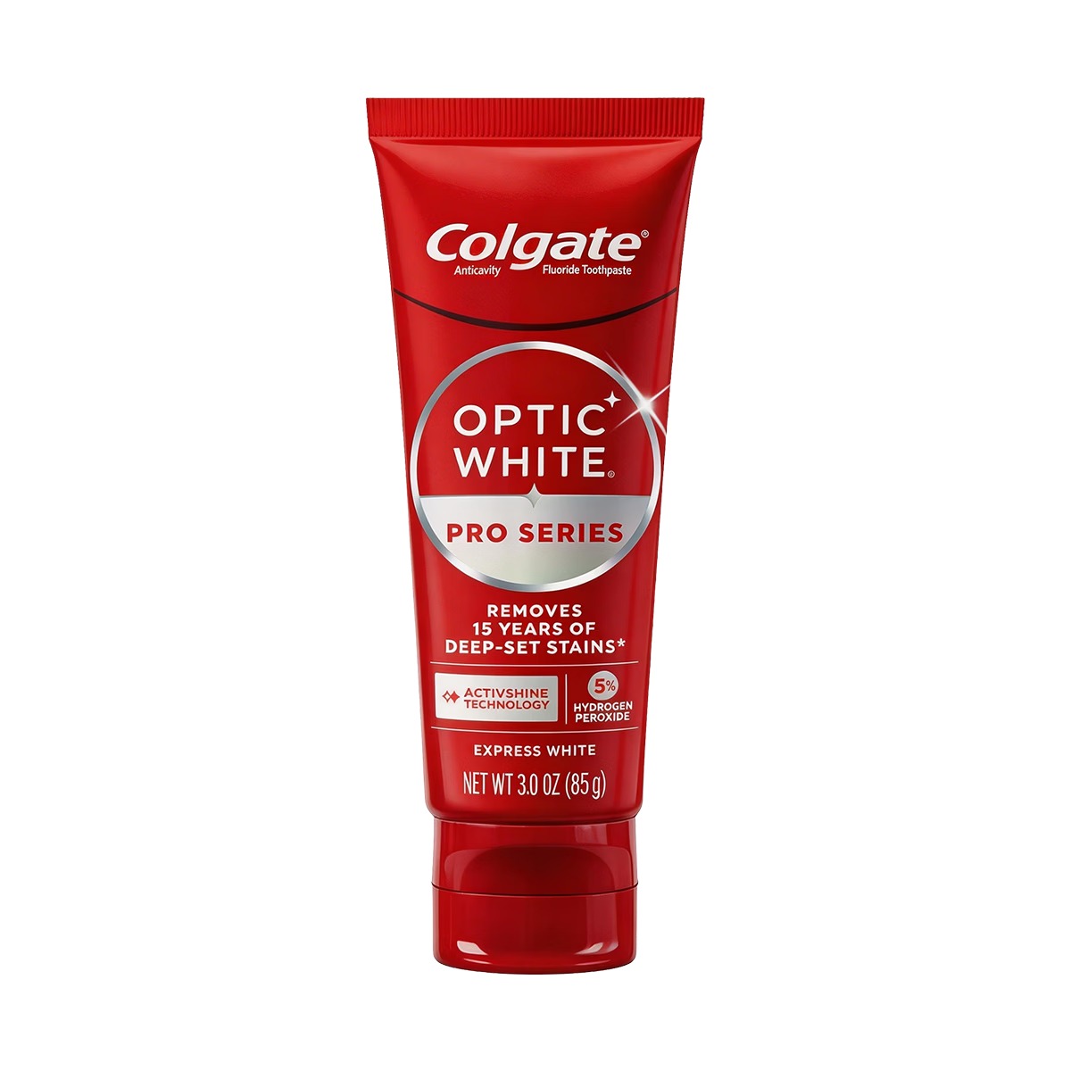 高露潔（Colgate）optic white光感白hp5美白牙膏強力去漬去牙黃去煙漬85g京東自營（用户提供商品圖）