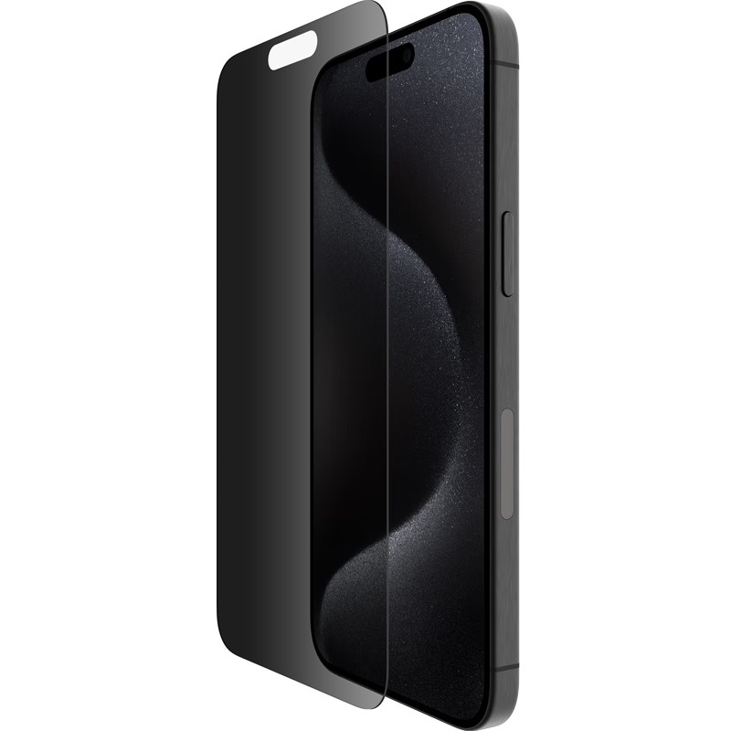 貝爾金 iPhone 16 防窺鋼化膜（用户提供商品圖）