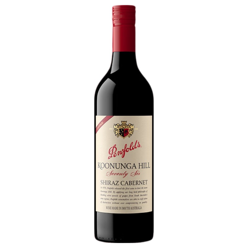 奔富（Penfolds）蔻蘭山76設拉子赤霞珠紅葡萄酒750ml官方直供華晨宇同款（用户提供商品圖）